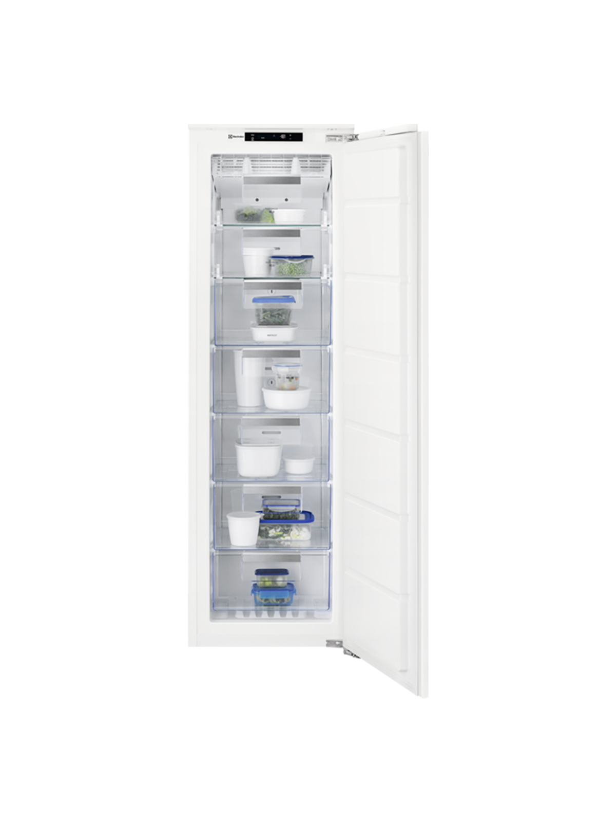 Electrolux Tall Integrated Freezer EUC2244AOV Frost Free 216L  A+ 177cm – White