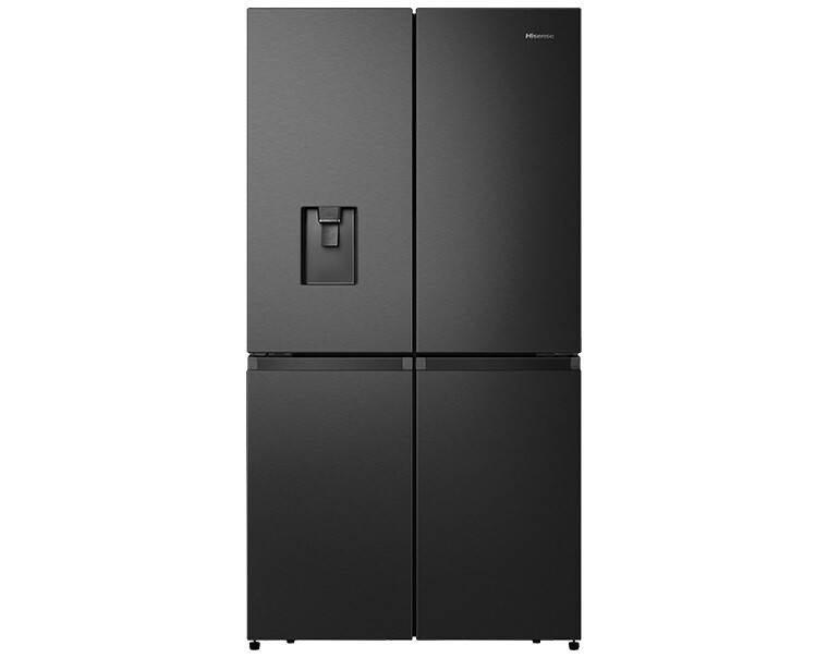 Hisense PureFlat RQ758N4SWF1 Non-Plumbed Frost Free American Fridge Freezer – Black / Stainless Steel – F Rated #362789