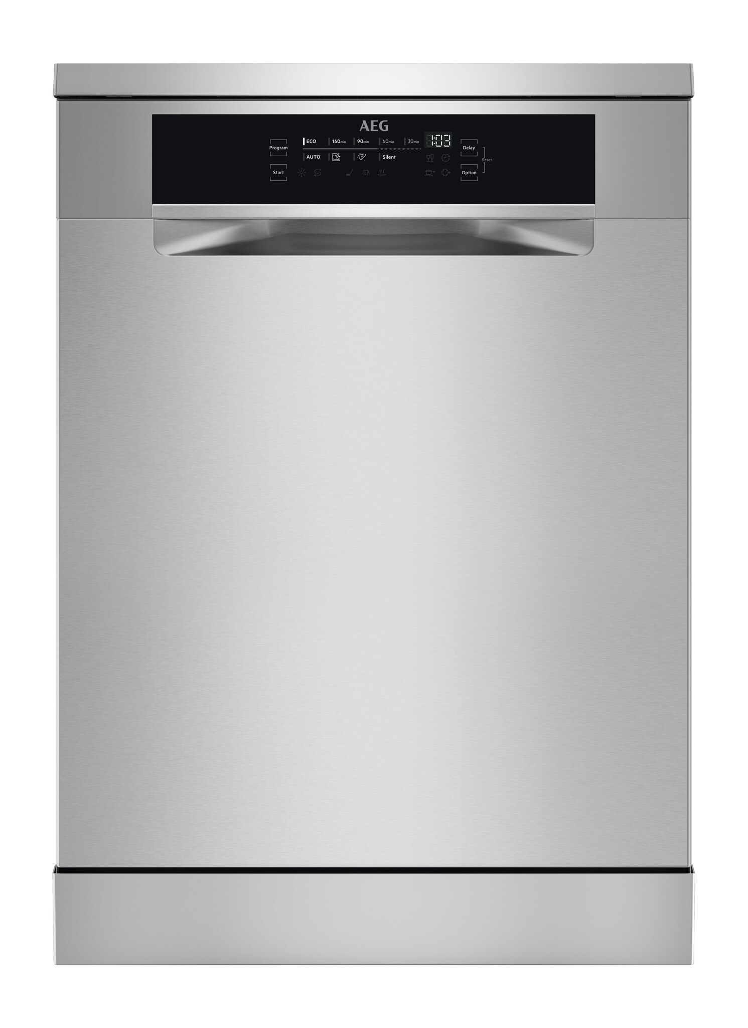 AEG ComfortLift FFB93807PM Standard Dishwasher – Stainless Steel – D Rated #359682