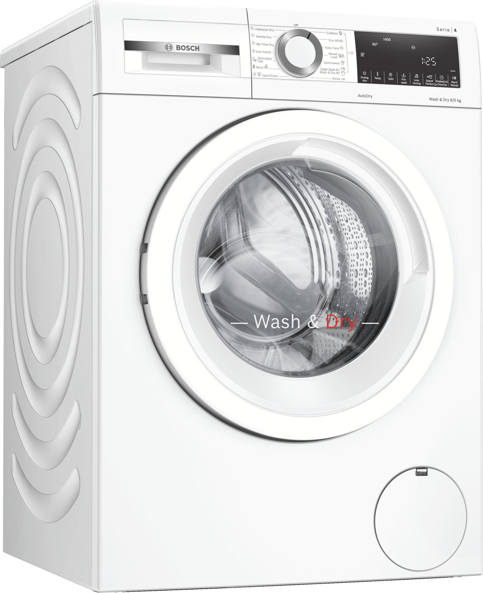 Bosch Serie 4 WNA134U8GB 8Kg / 5Kg Washer Dryer – White – E Rated #364247