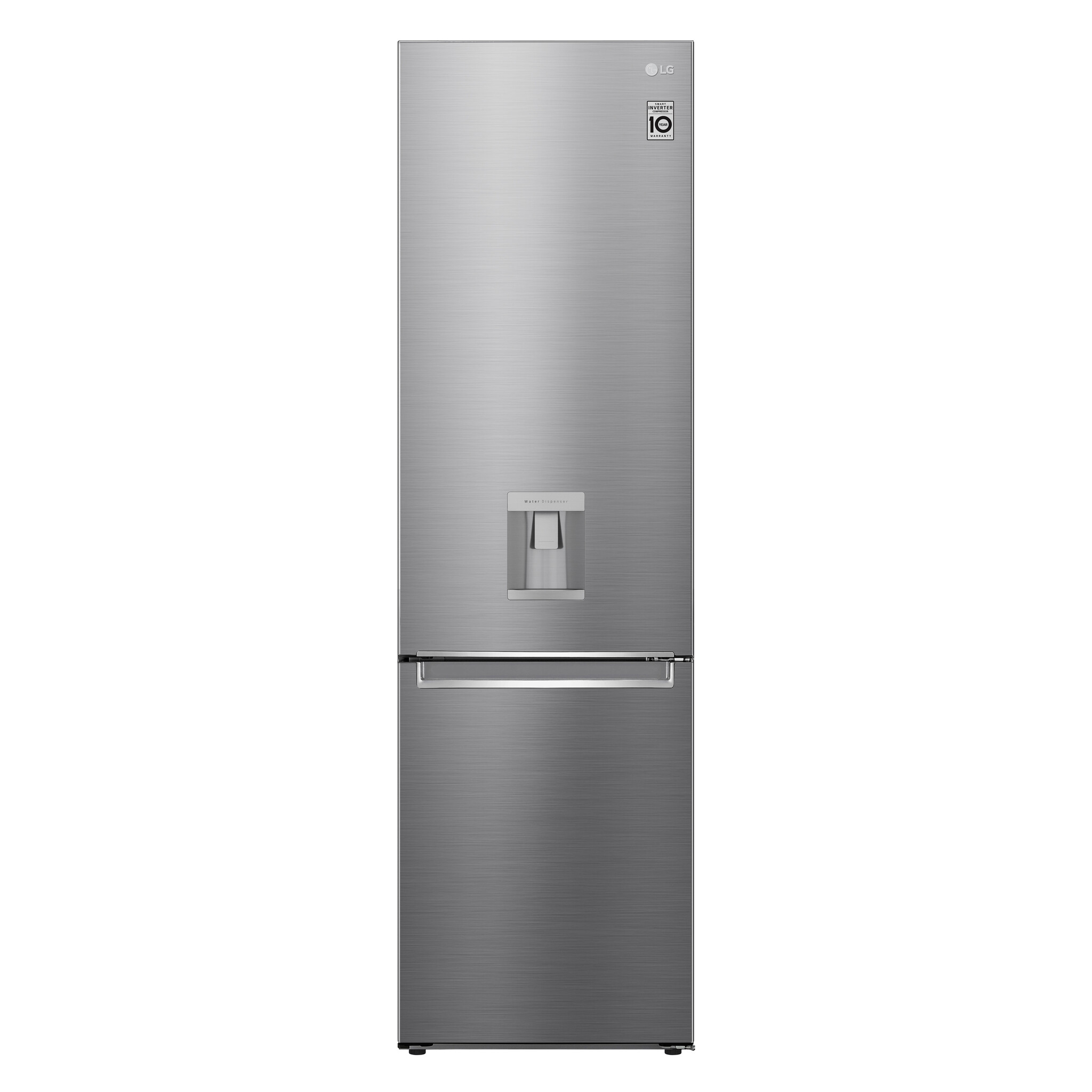LG NatureFRESH™ GBF62PZJMN 70/30 Frost Free Fridge Freezer – Metallic Silver – E Rated #361677