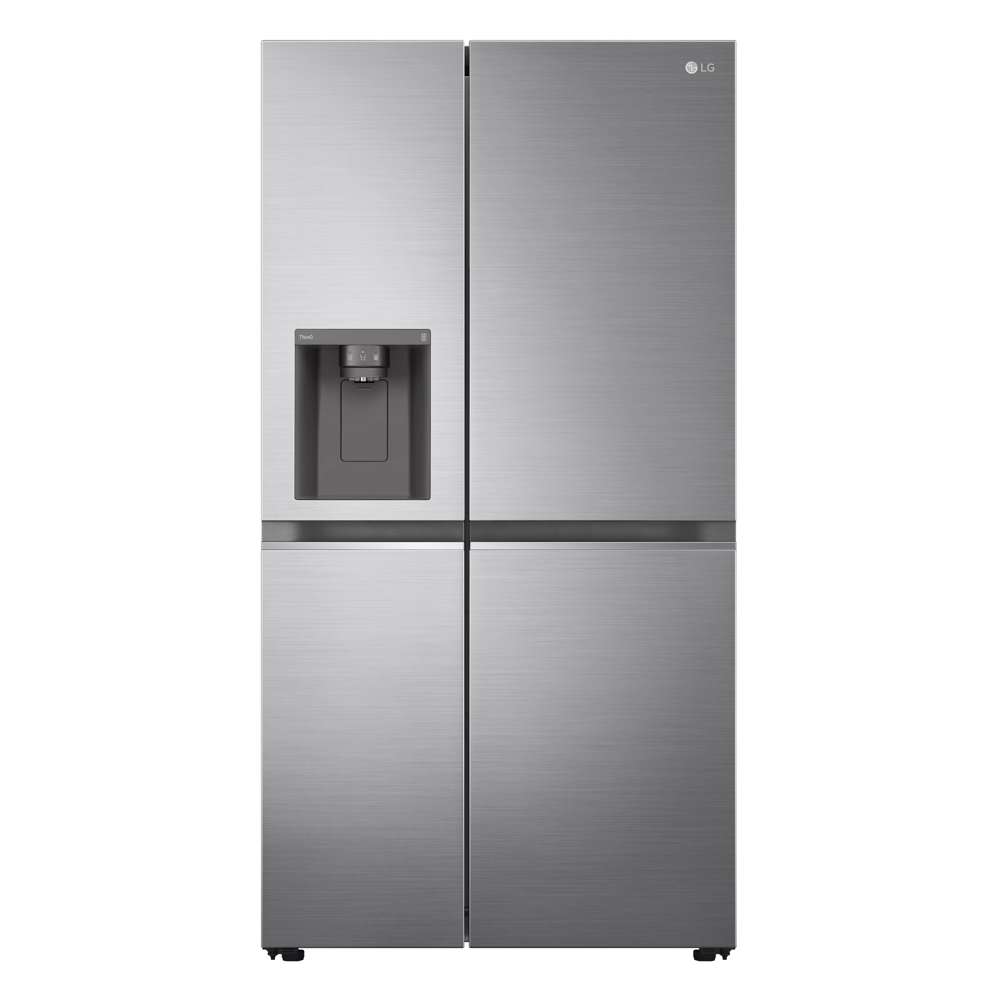 LG NatureFRESH™ GSLA81PZLD Wifi Connected Non-Plumbed Frost Free American Fridge Freezer – Shiny Steel – D Rated #363693