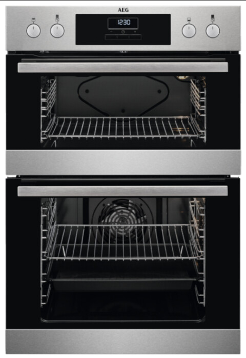 AEG DEB331010M Built In Electric Double Oven – Stainless Steel – A/A Rated #357015