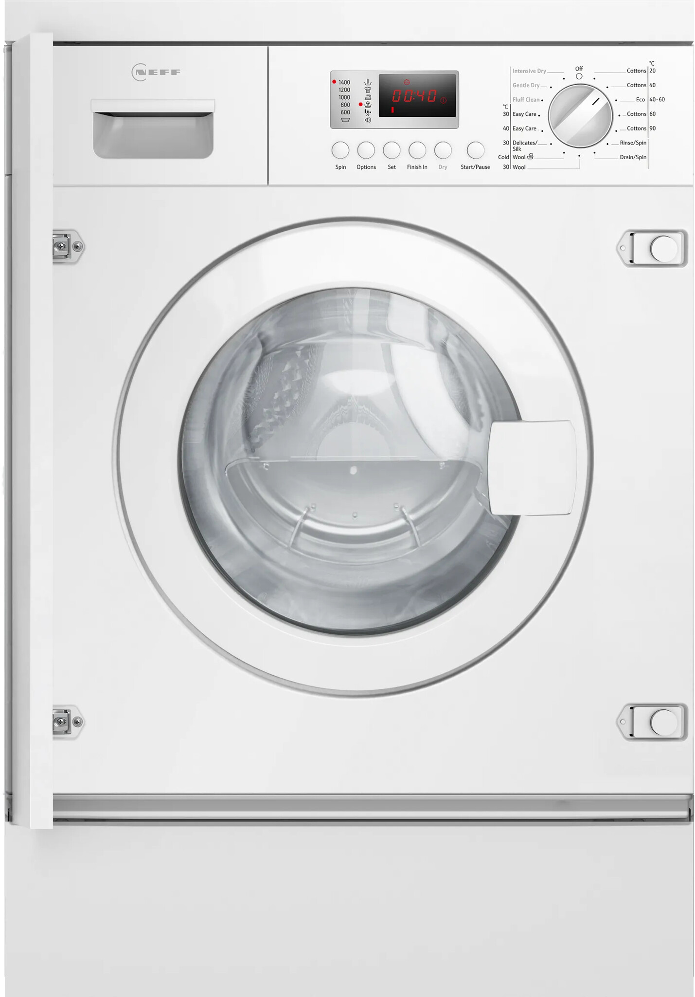 NEFF V6320X2GB Integrated 7Kg / 4Kg Washer Dryer 1355 rpm White E Rated #357556