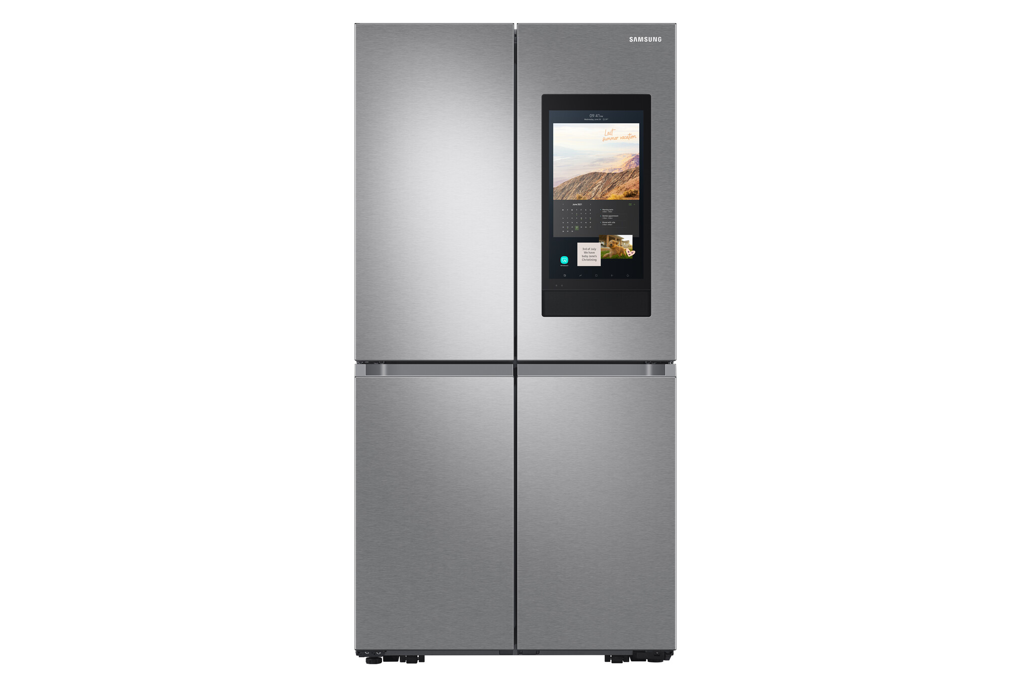 Samsung Family Hub™ RF65A977FSR Wifi Connected Plumbed Total No Frost American Fridge Freezer – Steel – F Rated #356688