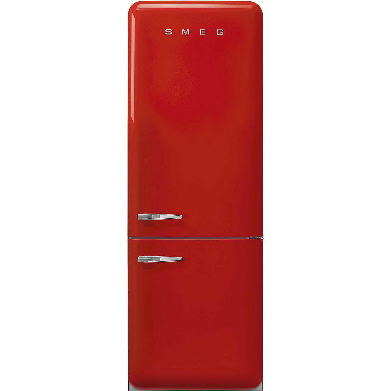 Smeg Right Hand Hinge FAB38RRD5 70/30 Frost Free Fridge Freezer – Red – E Rated #363609