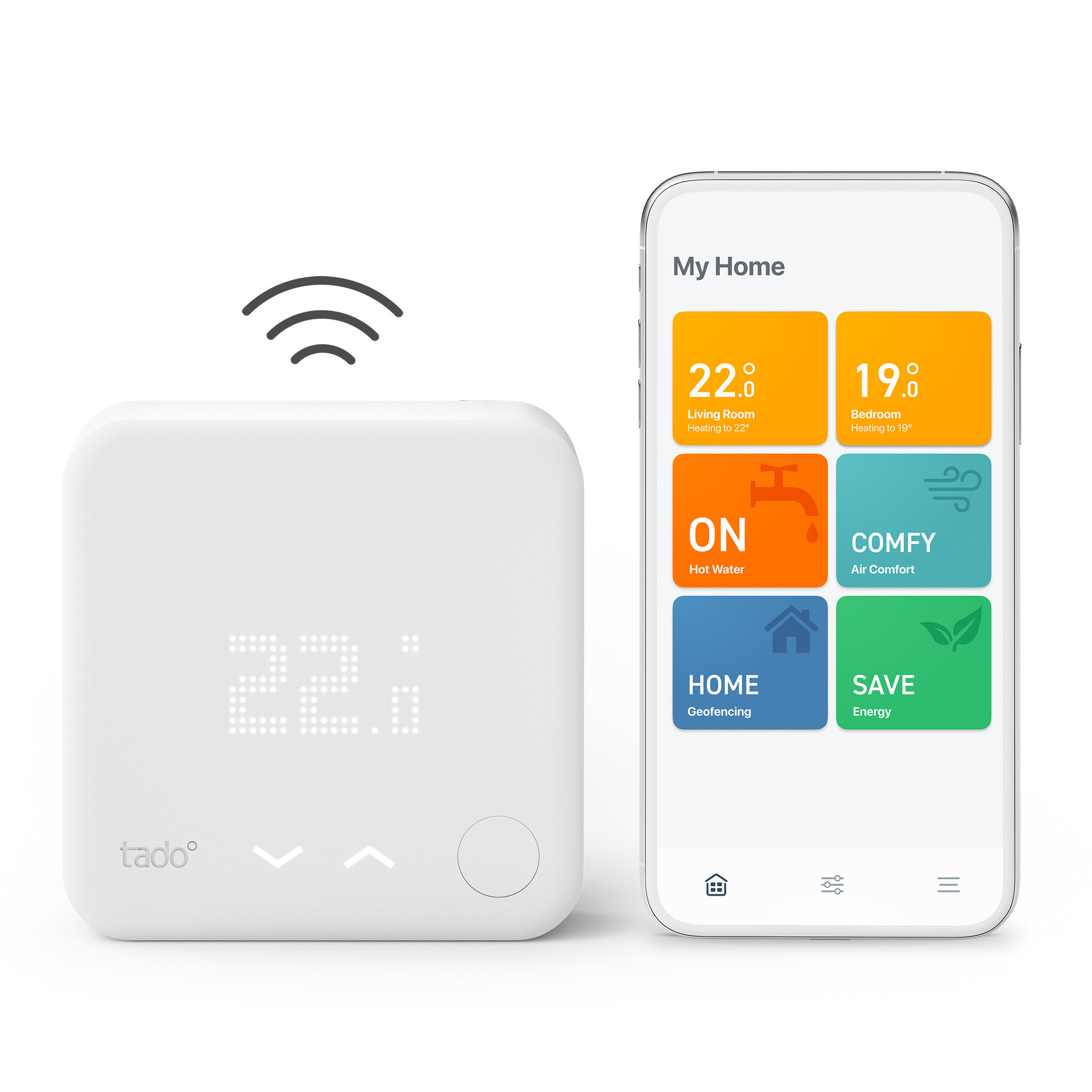 tadoº Starter Kit – Wireless Smart Thermostat V3+ – DIY Install – White (104005) #350301