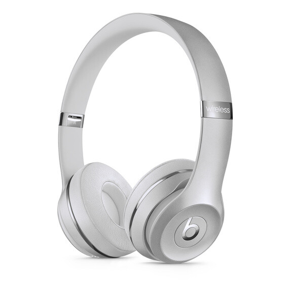 Beats Solo3 Wireless On-Ear Headphones – Silver #367190