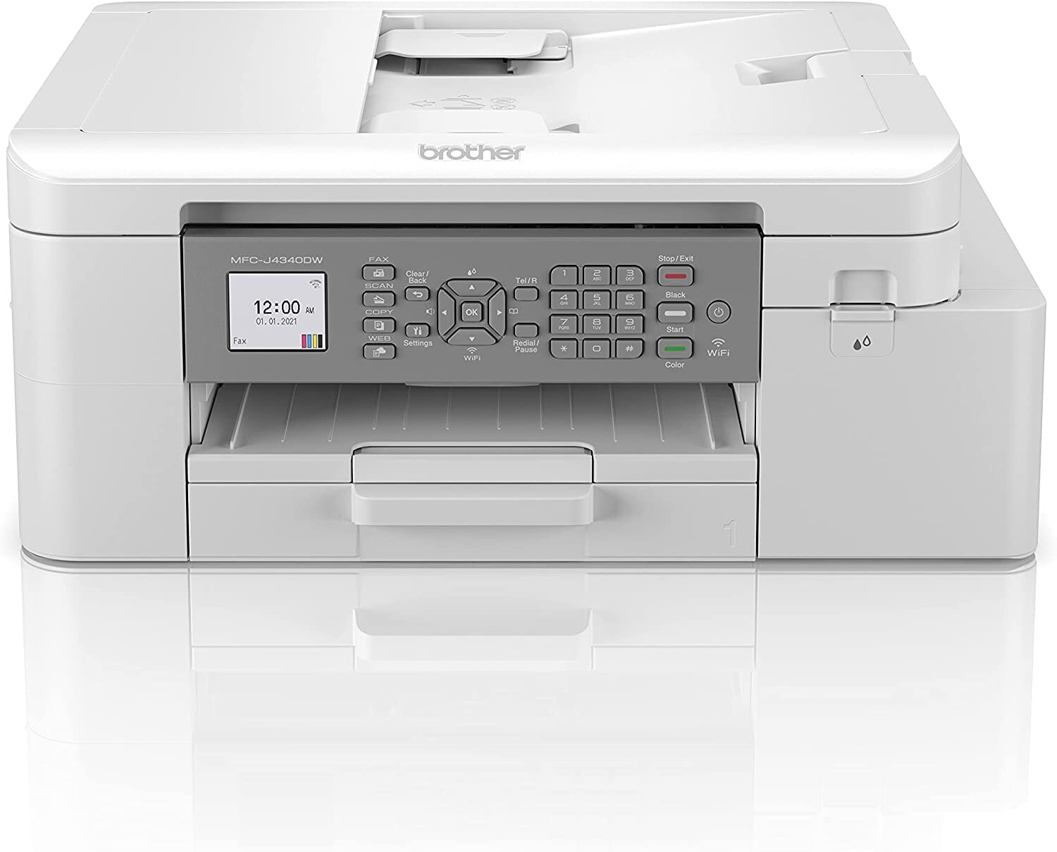 Brother MFC-J4340DW Inkjet Printer – White (No Ink) #363784
