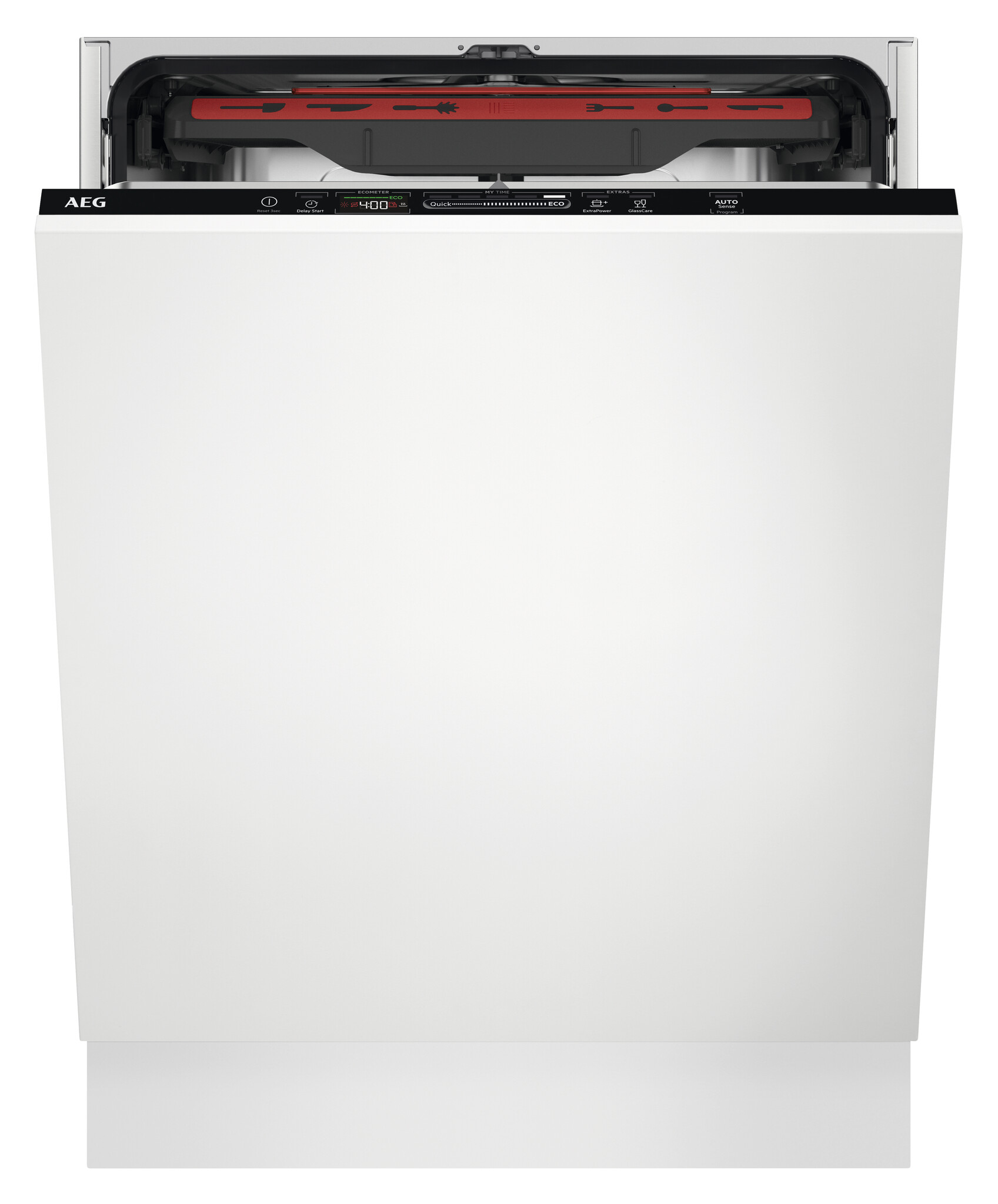 AEG 6000 SatelliteClean® FSS64907Z Fully Integrated Standard Dishwasher – White Control Panel – C Rated #366694