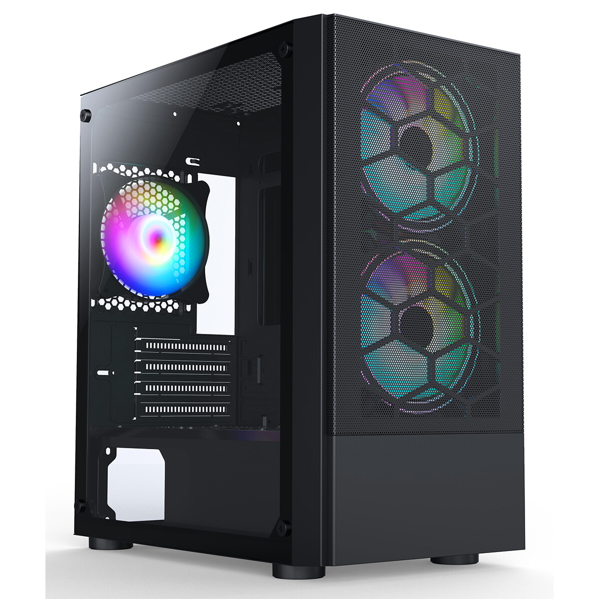 3XS Core 7600 RGB Gaming Tower – AMD Radeon RX 7600, AMD Ryzen™ 5, 1 TB SSD – Black (3XS-141120) #366871