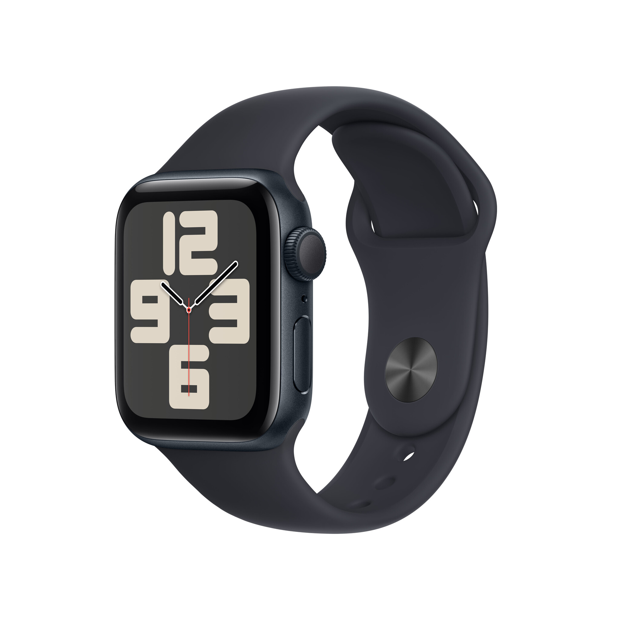 Apple Watch SE, 40mm, Midnight Aluminium Case, GPS [2023] – Midnight Sport Band M/L #366565