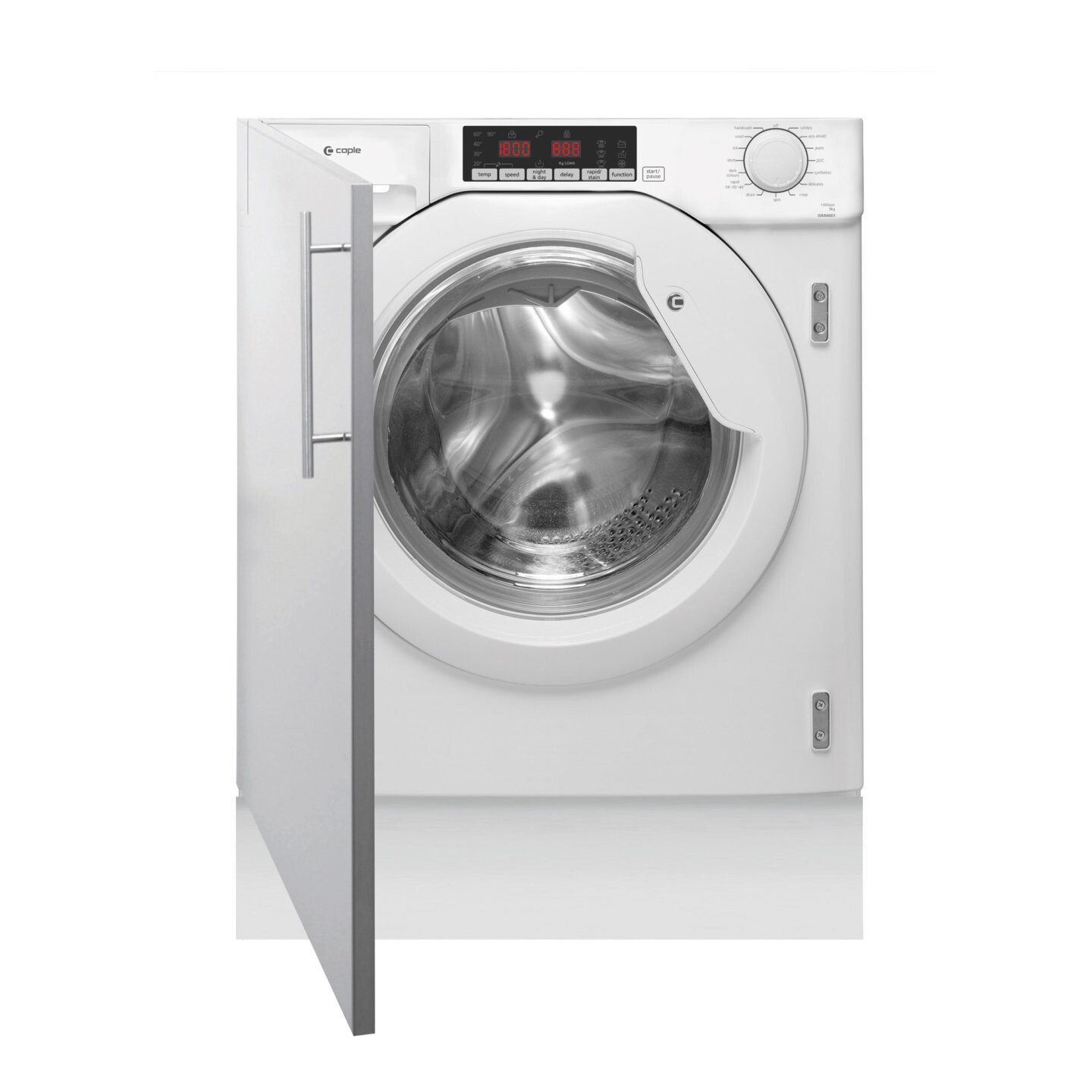 Caple Integrated Washing Machine 9kg WMi4001 1400 RPM A Rated – White