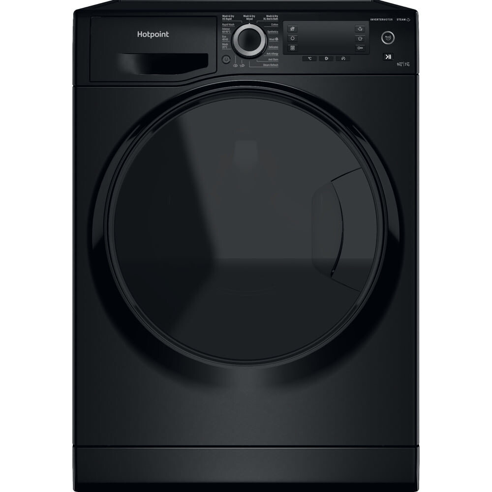 Hotpoint NDD9725BDAUK 9Kg / 7Kg Washer Dryer with 1600 rpm – Black – E Rated #366807