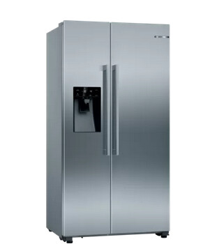 Bosch Series 6 KAD93VIFPG Plumbed Frost Free American Fridge Freezer – Stainless Steel Effect – F Rated #365169