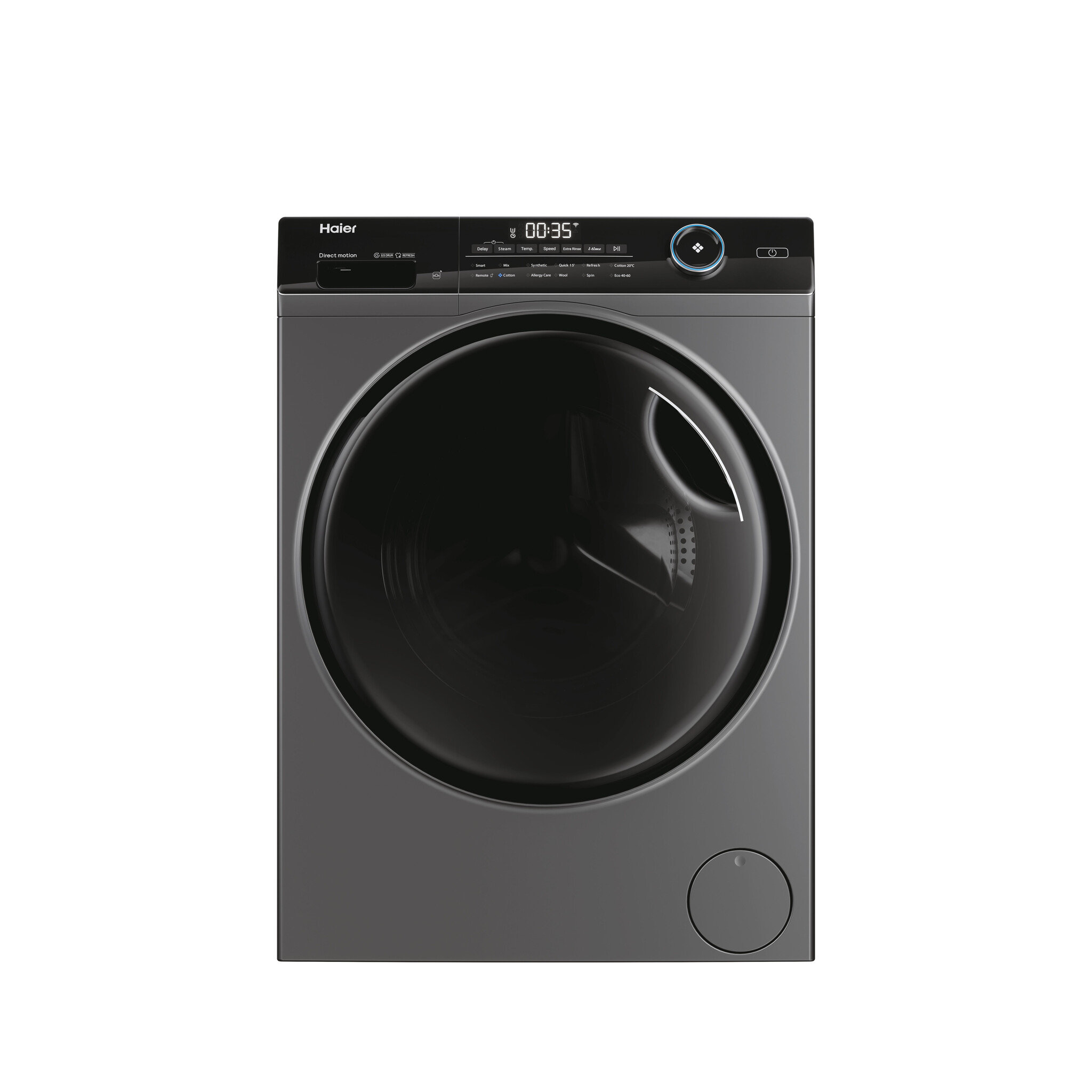 Haier i-Pro Series 5 HW80-B14959S8TU1 8Kg Washing Machine with 1400 rpm – Anthracite – A Rated #366802