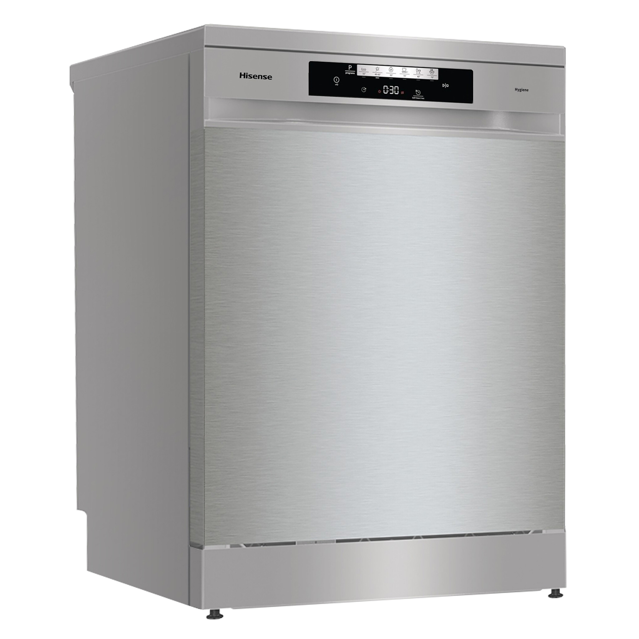 Hisense HS643D60XUK Standard Dishwasher – Stainless Steel – D Rated #366681
