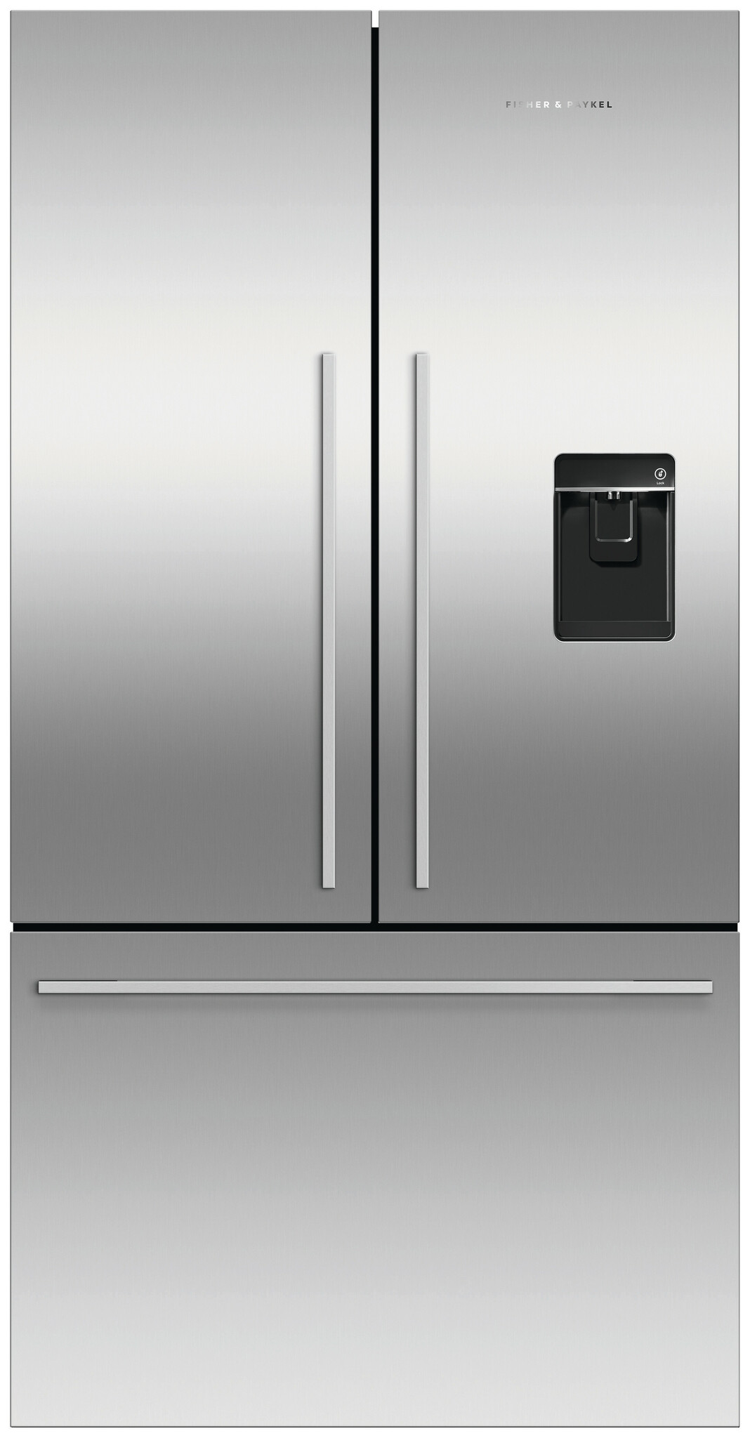 Fisher & Paykel RF540ADUX5 Plumbed Total No Frost American Fridge Freezer – Stainless Steel – F Rated #366782