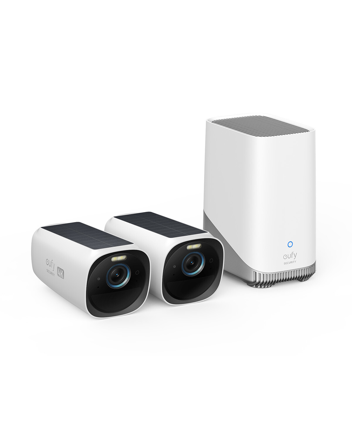 Eufy eufyCam 3 – 4K 2 Camera Kit Smart Home Security Camera – White / Black (T88713W1) #366338