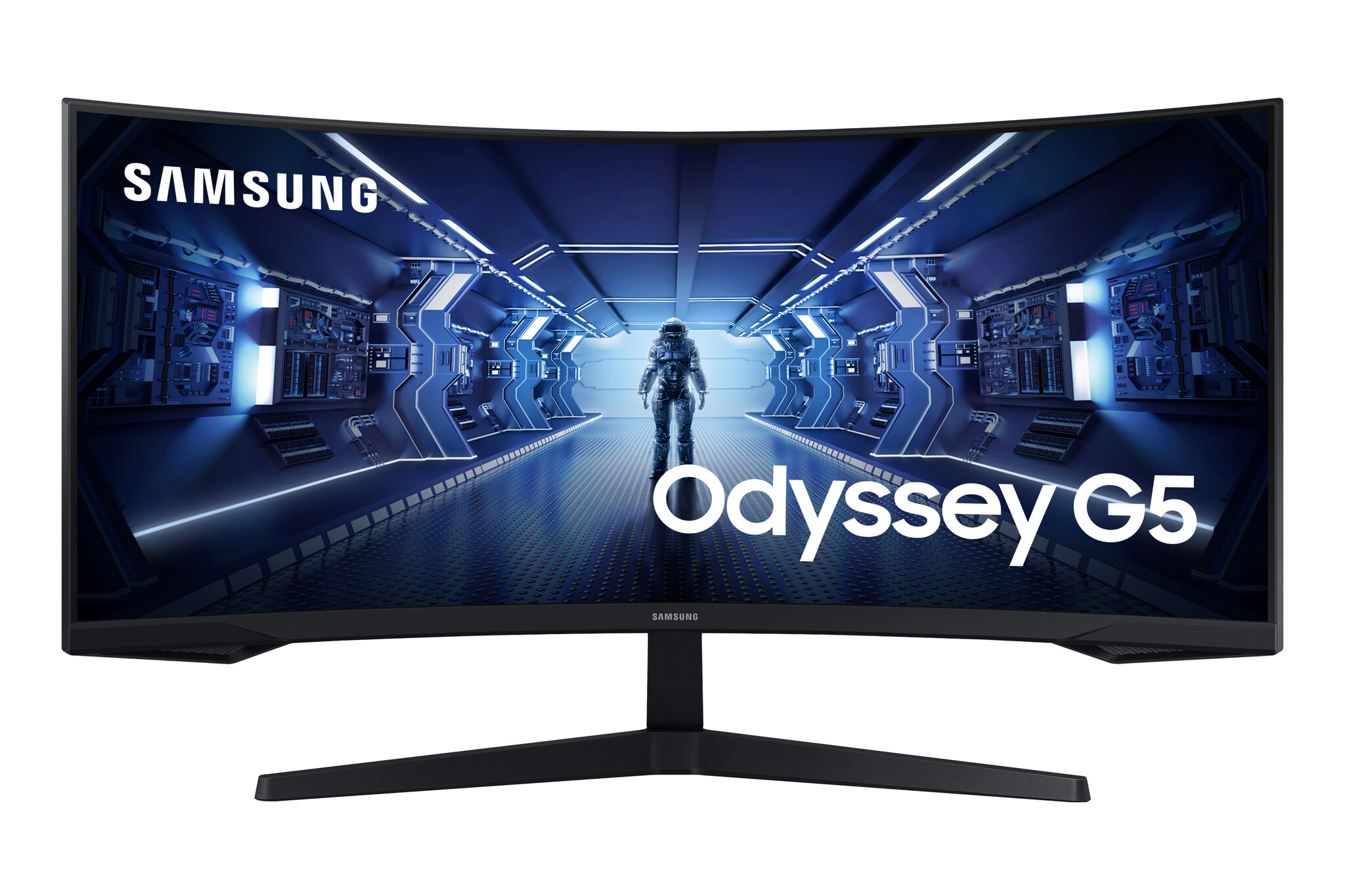 Samsung Odyssey G55T 34″ UltraWide Quad HD 165Hz Curved Gaming Monitor with AMD FreeSync – Black #367215