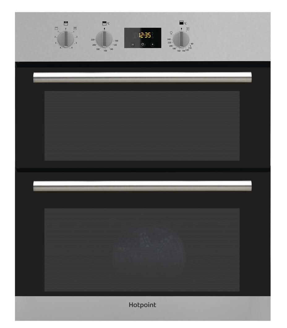 Hotpoint DU2540IX Electric Double Oven With Feet Stainless/S A/A Rated #367100