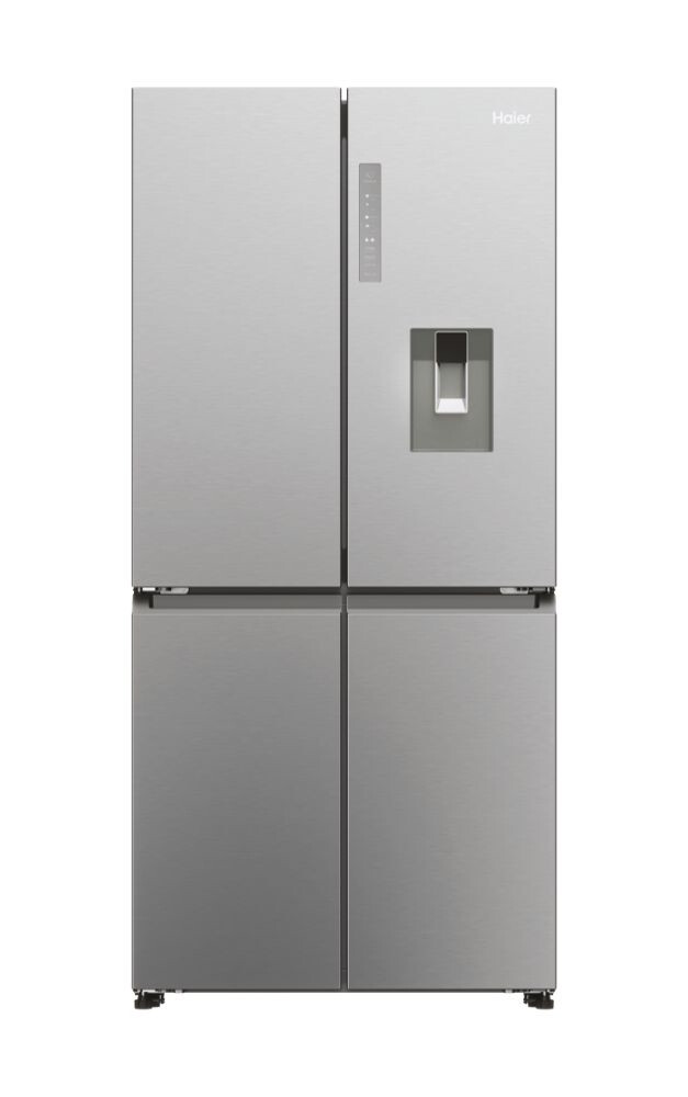 Haier HCR3818EWMM Total No Frost American Fridge Freezer – Stainless Steel – E Rated #366005