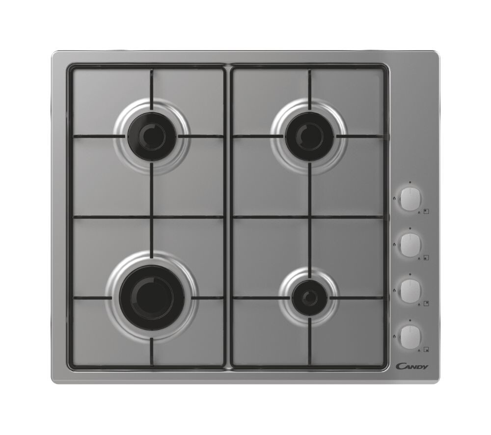 Candy CHW6LX 60cm Gas Hob – Stainless Steel #52632