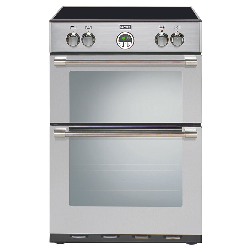Stoves Sterling600MFTi 60cm Electric Cooker with Induction Hob – Stainless Steel – A/A Rated #366773