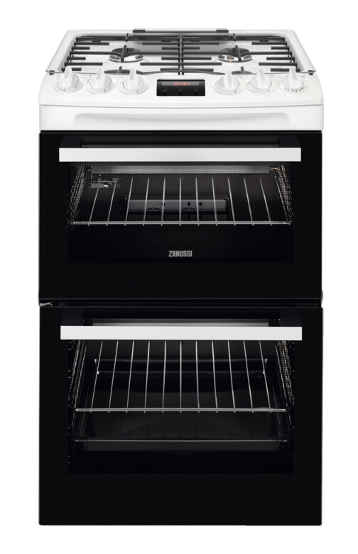 Zanussi ZCG43250WA 55cm Gas Cooker with Full Width Electric Grill – A/A #366215