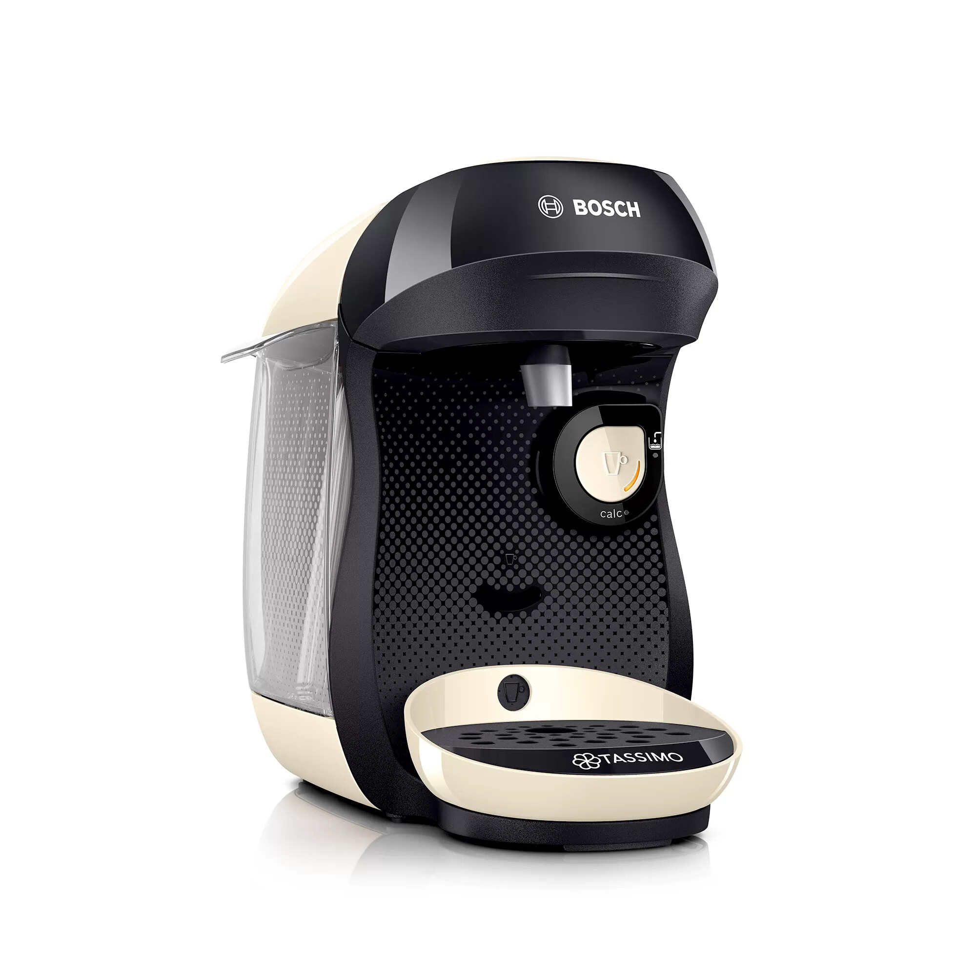 Tassimo by Bosch Happy TAS1007GB Pod Coffee Machine – Black / Cream (TAS1007GB_CRBK) #352392