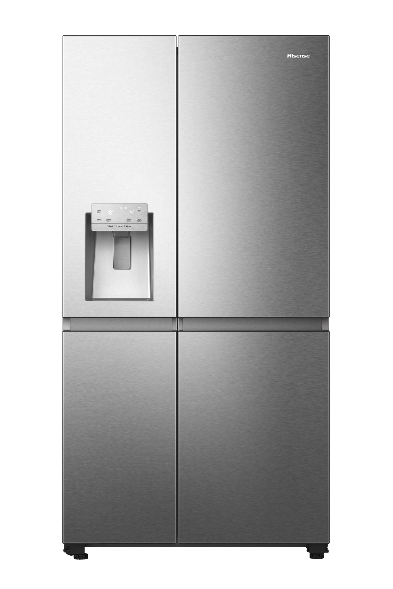 Hisense RS818N4IIE Wifi Connected Plumbed Total No Frost American Fridge Freezer – Stainless Steel – E Rated #365412