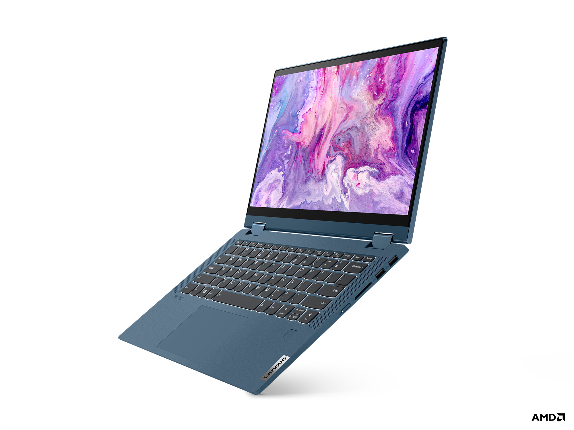 Lenovo IdeaPad Flex 5 14″ 2 in 1 Laptop – AMD Ryzen 5, 256 GB SSD, Teal (81X2008KUK) #365347