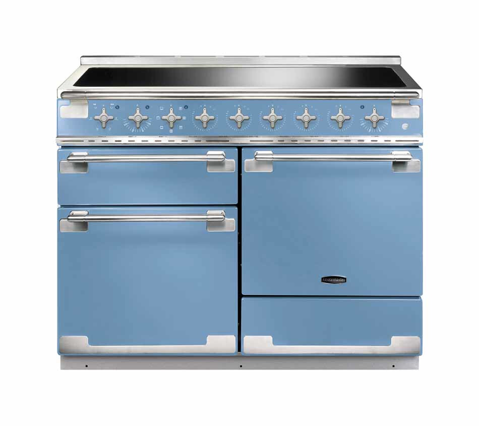 Rangemaster Elise ELS110EICA 110cm Electric Range Cooker with Induction Hob – China Blue – A/A Rated #367134