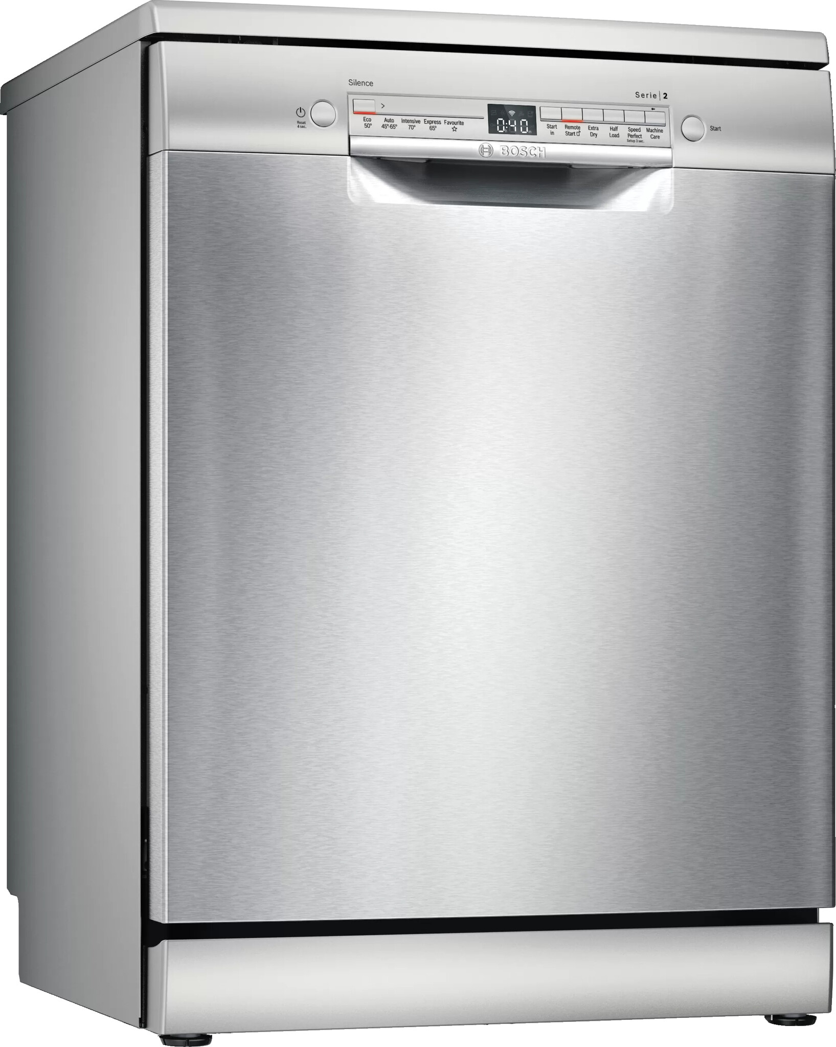 Bosch Serie 2 SMS2ITI41G Standard Dishwasher -S/Steel Effect -E Rated #366445