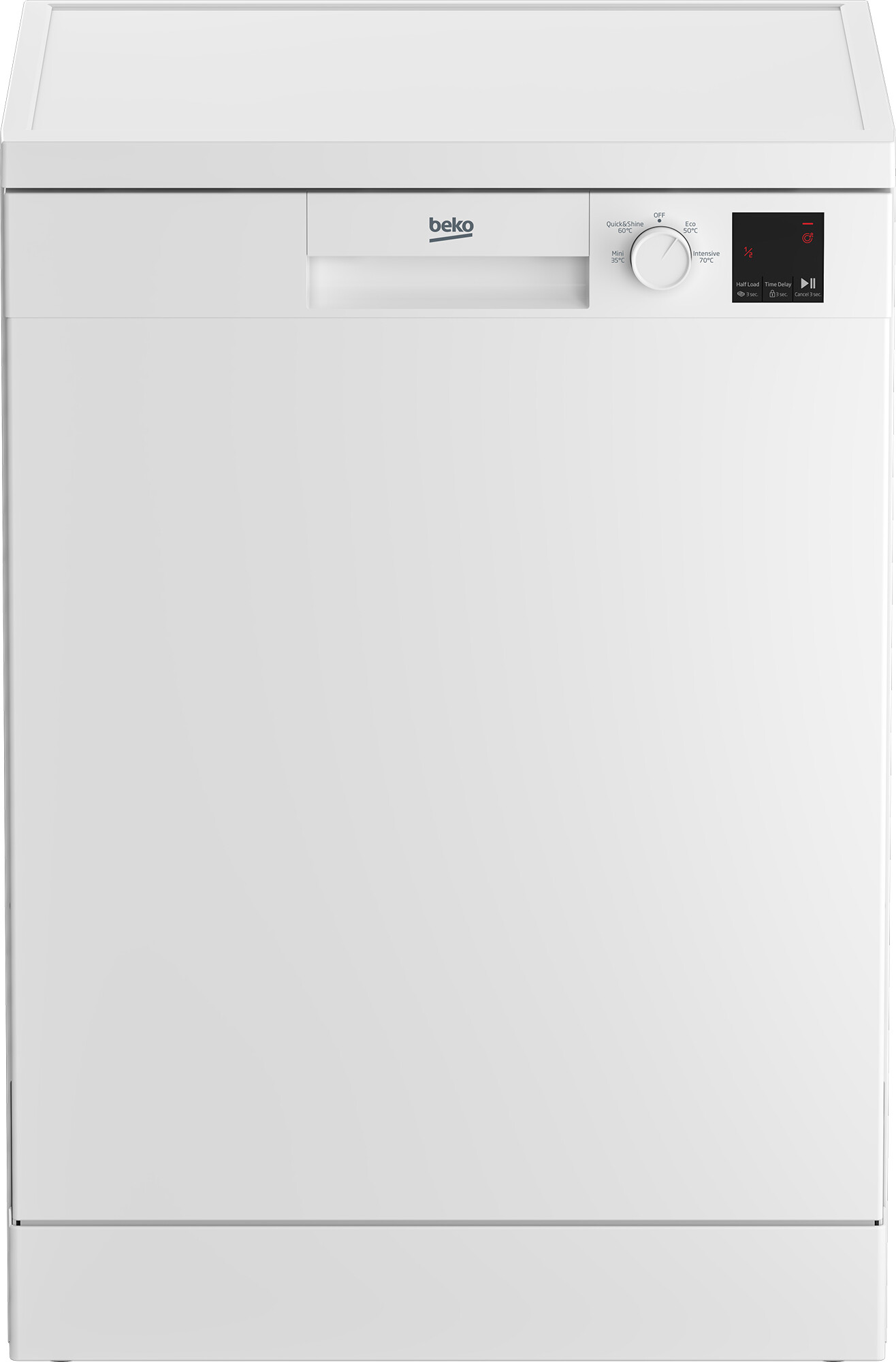 Beko DVN04X20W Standard Dishwasher – White – E Rated #367145