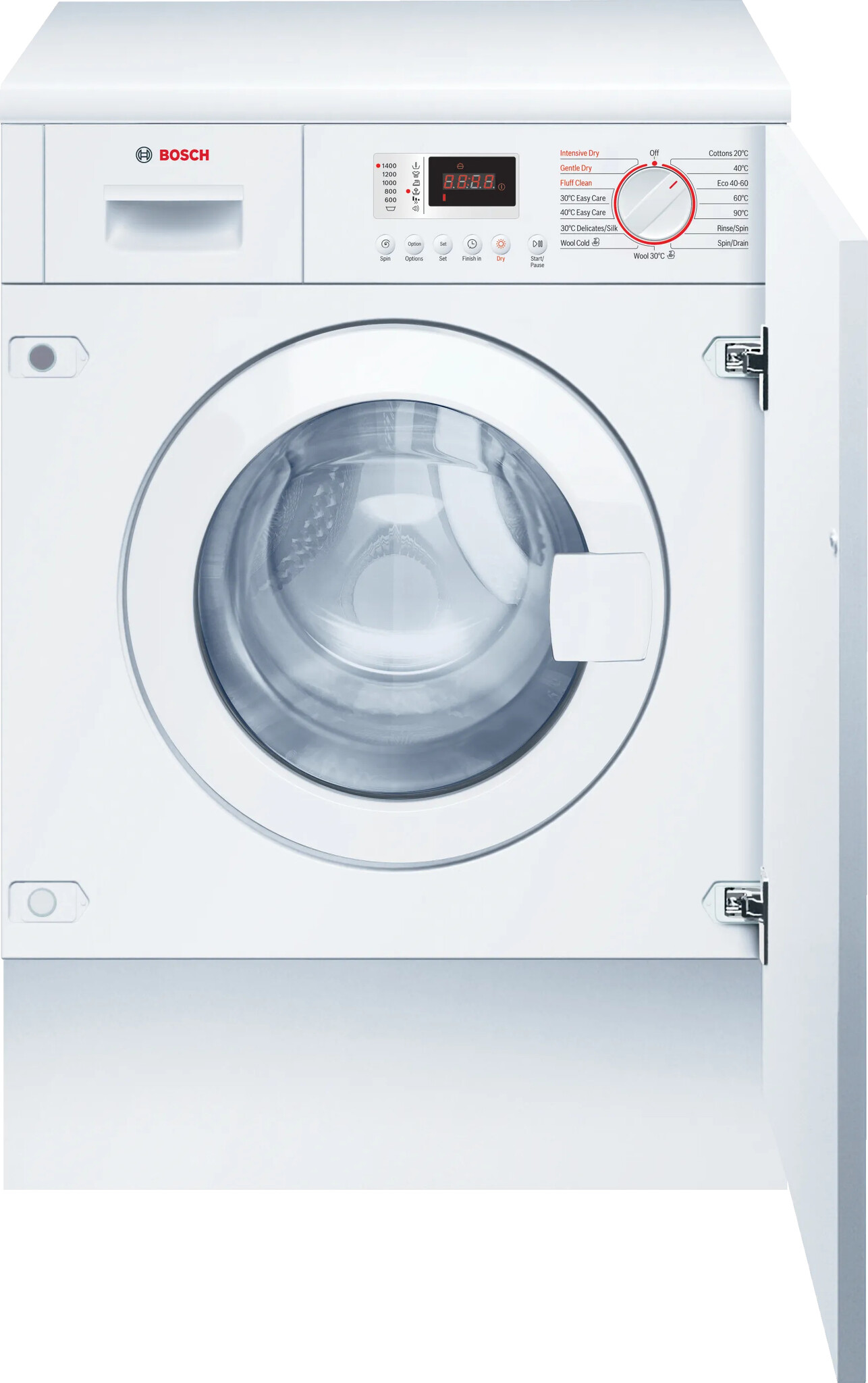 Bosch Series 4 WKD28352GB Integrated 7Kg / 4Kg Washer Dryer with 1355 rpm – White – E Rated #359853