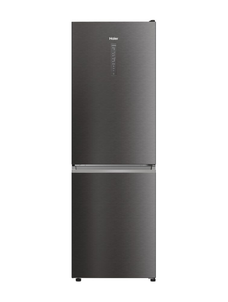 Haier HDW3618DNPD(UK) Wifi Connected 60/40 Frost Free Fridge Freezer – Premium Inox – D Rated #366272